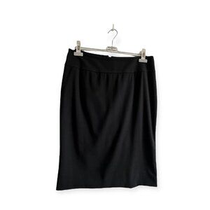 Dolce & Gabbana Black Virgin Wool Pencil Skirt IT 46